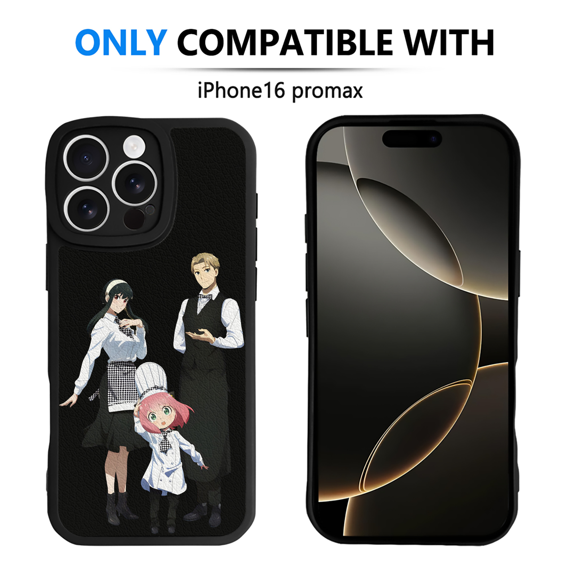 （画像用） SPY×FAMILY间谍家家酒 【iPhone 16シリーズ対応】シリコンスマホケース（レザー調） 材質：シリコン